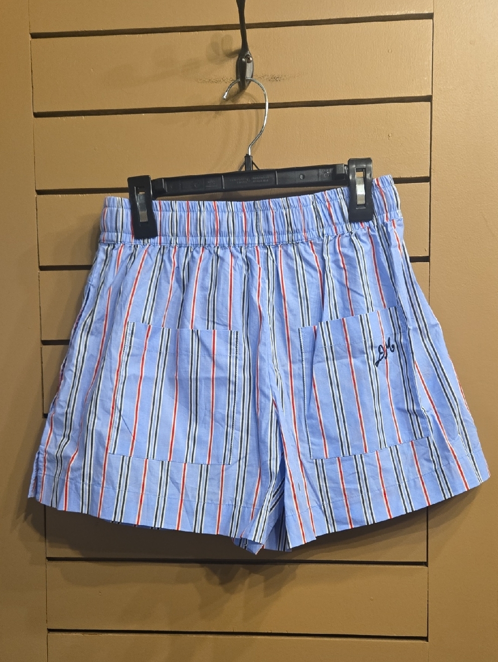 Damson Madder Krissy PJ Boxer in Bold Blue Stripe EU Size 6/ US Size 2 - Picture 7 of 10